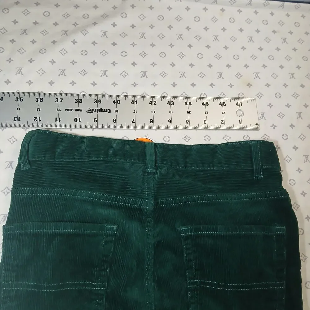 Place Kids Green Stretch Corduroy Size 10 NWT